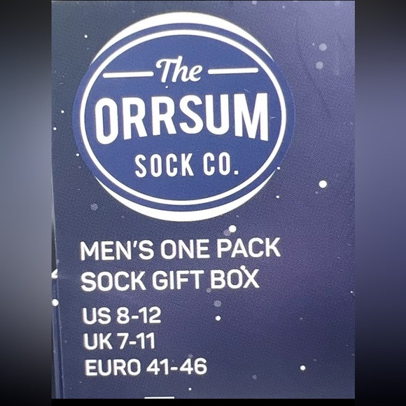 The Orrsum Sock Co. Astronaut Theme Men's Fun Novelty Crew Socks set of 5 - Picture 5 of 5